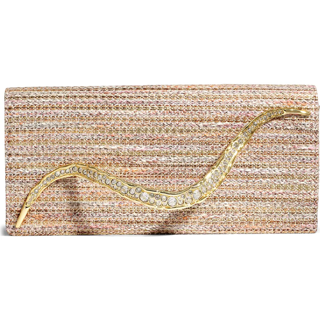 Alexis Bittar Crystal Curve Clutch in Sunset Blush at Nordstrom | Nordstrom