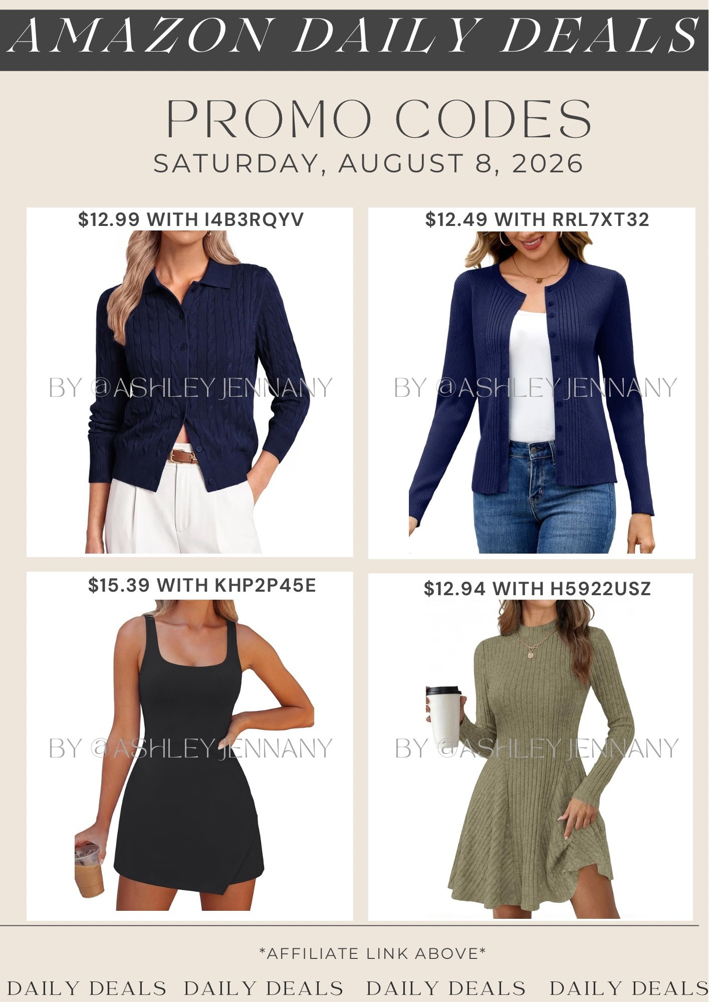 Amazon deals

#LTKSaleAlert #LTKMidsize #LTKSeasonal