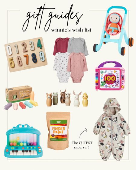 Here’s my personal gift guide/wish list this Christmas! In an effort to be as transparent and honest as possible this year, I decided to do my gift guides differently. Everything on them are things I personally wants or have bought myself for the girls. Lots of realistic and adorable options for all! Enjoy! This guide is perfect for young toddlers!

#LTKHoliday #LTKCyberWeek #LTKGiftGuide