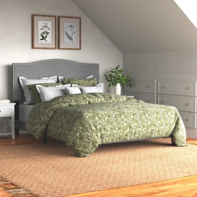 Click for more info about Vyron Upholstered Panel Bed
