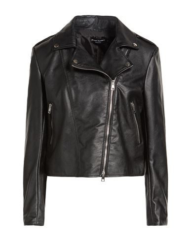 Street Leathers Woman Jacket Black Size L Polyester, Polyurethane | YOOX (US)