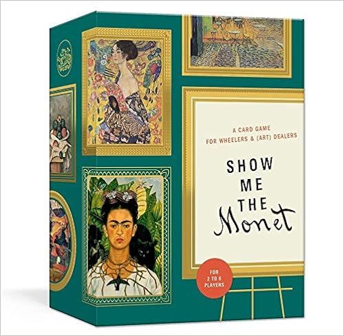 Show Me the Monet: A Card Game for Wheelers and (Art) Dealers



Game – June 16, 2020 | Amazon (US)