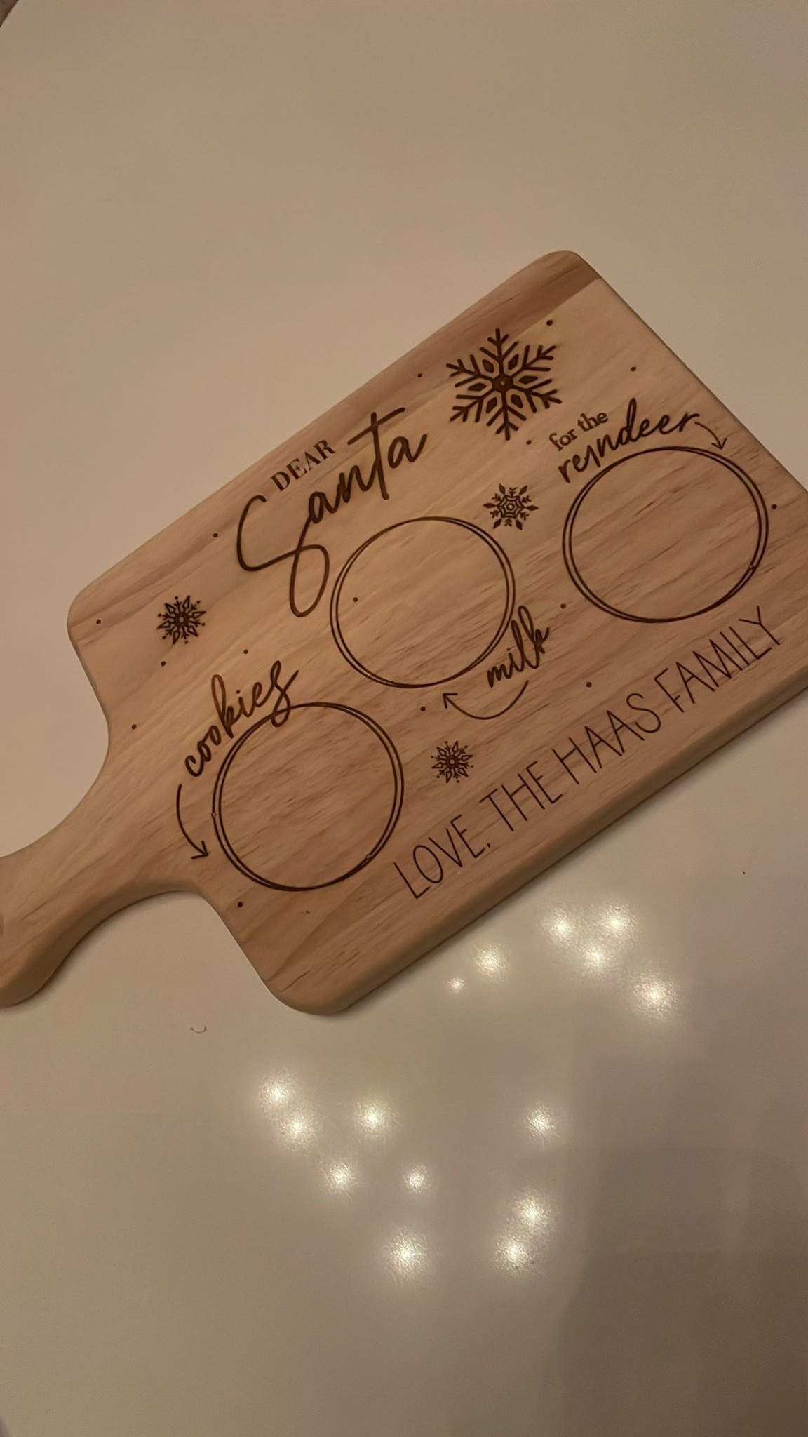 How cute is this personalized milk & treat Santa board?!!

Looks like you can still get one before Christmas.

#LTKHoliday