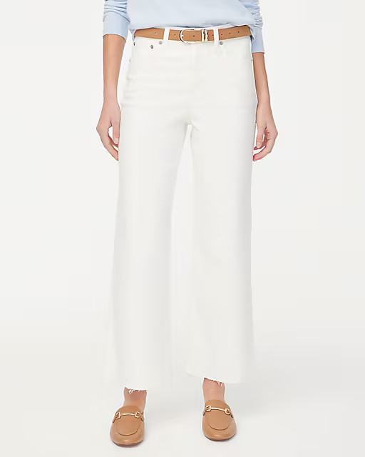 Wide-leg cropped jean in all-day stretch | J.Crew Factory