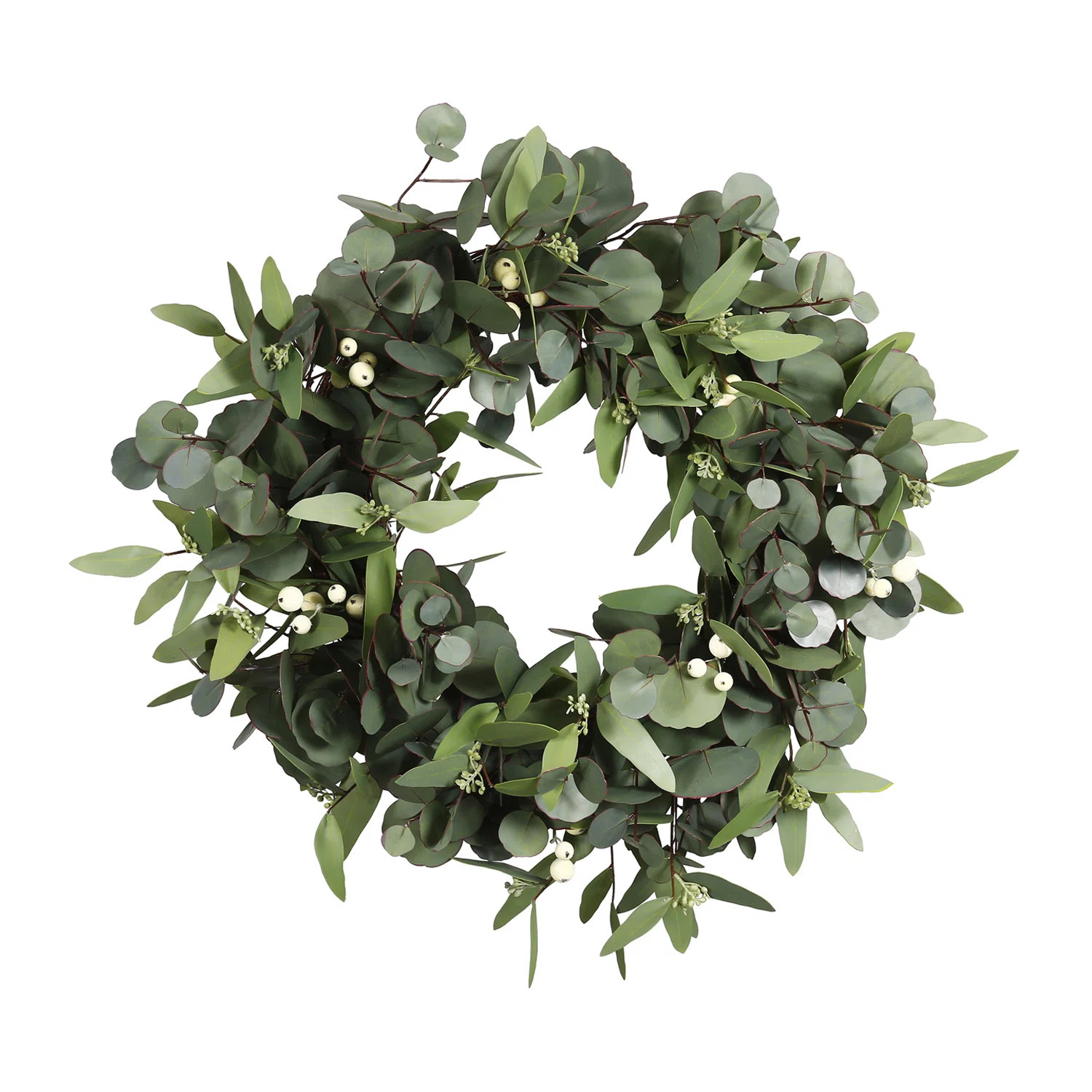 Faux Eucalyptus Polyester 24'' Wreath | Wayfair North America