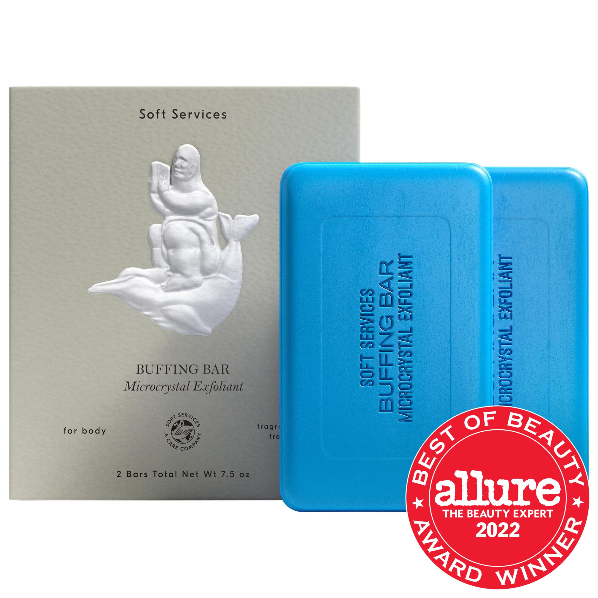Soft Services Buffing Bar Exfoliating Body Bar for KP and Ingrown Hair (2 pack) 7.5 oz | Sephora (US)