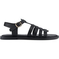 Jones Bootmaker Leather Buckle Flat Gladiator Sandals Black | Marks & Spencer (UK)