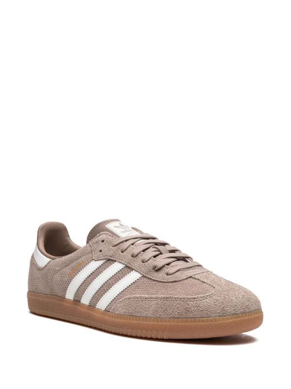 Adidas Samba OG "Chalky Brown Gum" Sneakers - Farfetch | Farfetch Global