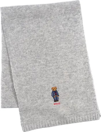 Solid Denim Bear Scarf | Nordstrom