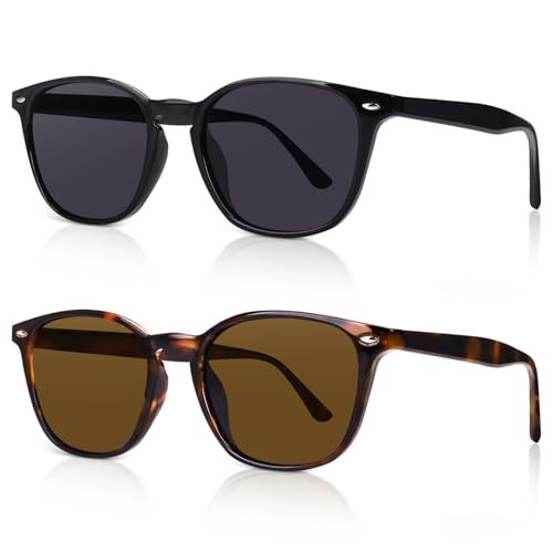 DrRelax Retro Sunglasses Womens Trendy Round Polarized Shades Sun Glasses | Amazon (US)