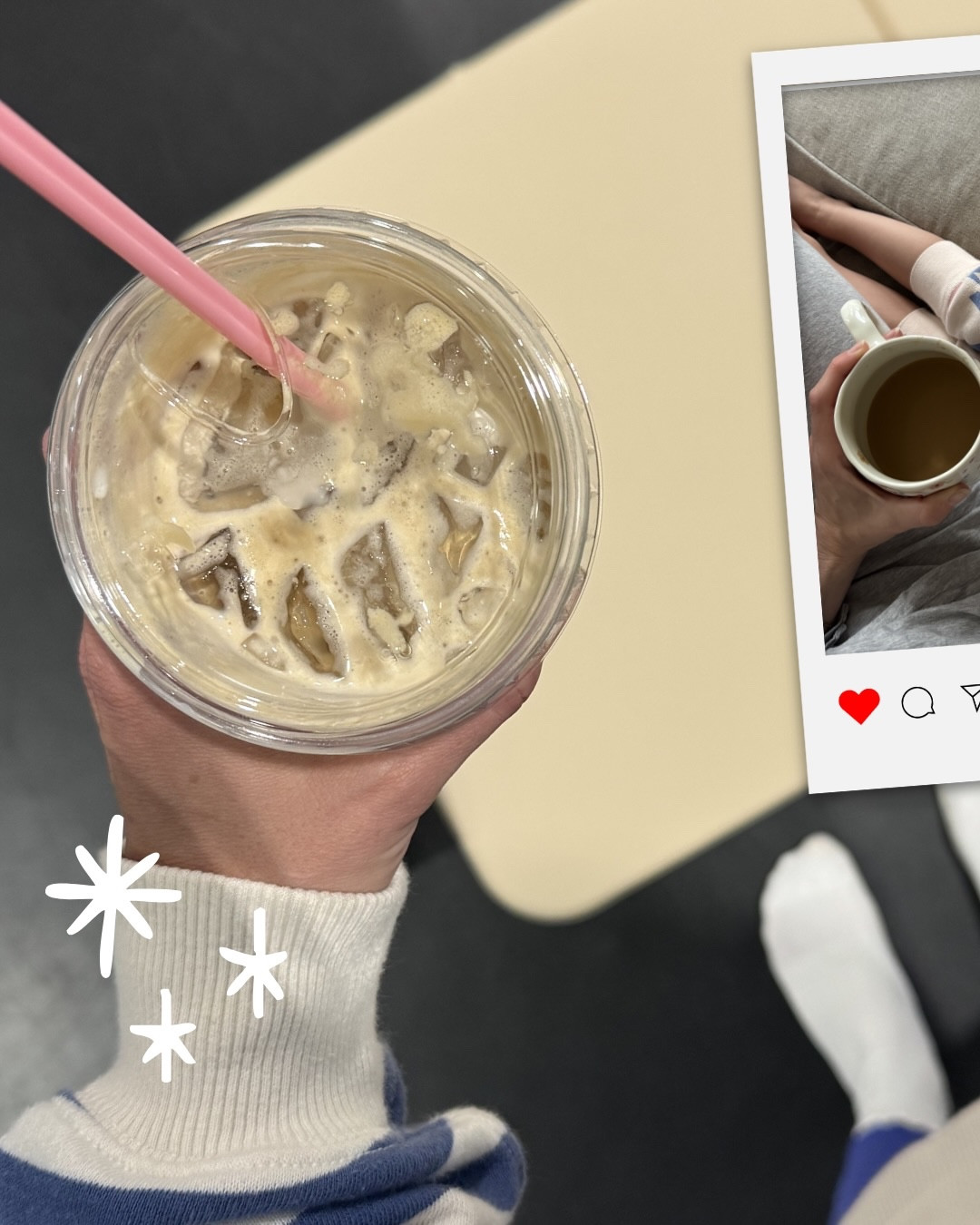 Sunday scrapbook 📷 //

ALL the coffee 
Cozy snuggles on the couch 
Barre class @studiosorellabarre 
A new family member 🐈
Self tanner
Binging my new fave show

#sundayscrapbook #sundayvibes #barrestudio #seamlesscarousel #momlife