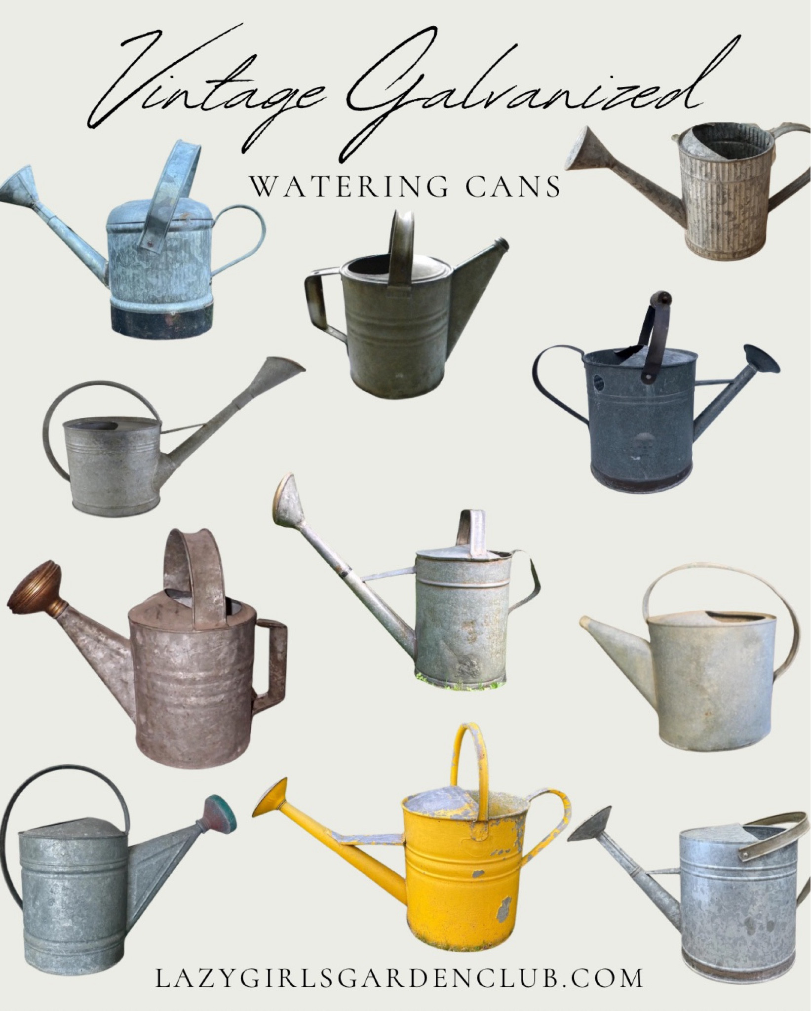 Vintage galvanized watering can finds from Etsy!

#LTKSeasonal #LTKFindsUnder50 #LTKFindsUnder100