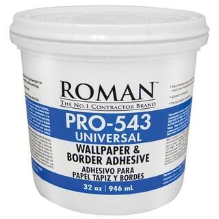 Roman PRO-543 1 Qt. Universal Wallpaper Adhesive 209902 - The Home Depot | The Home Depot