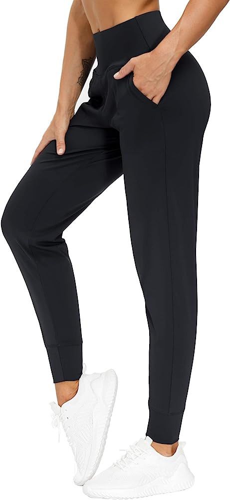 THE GYM PEOPLE Women's Joggers Pants Lightweight Athletic Leggings Tapered Lounge Pants for Worko... | Amazon (US)