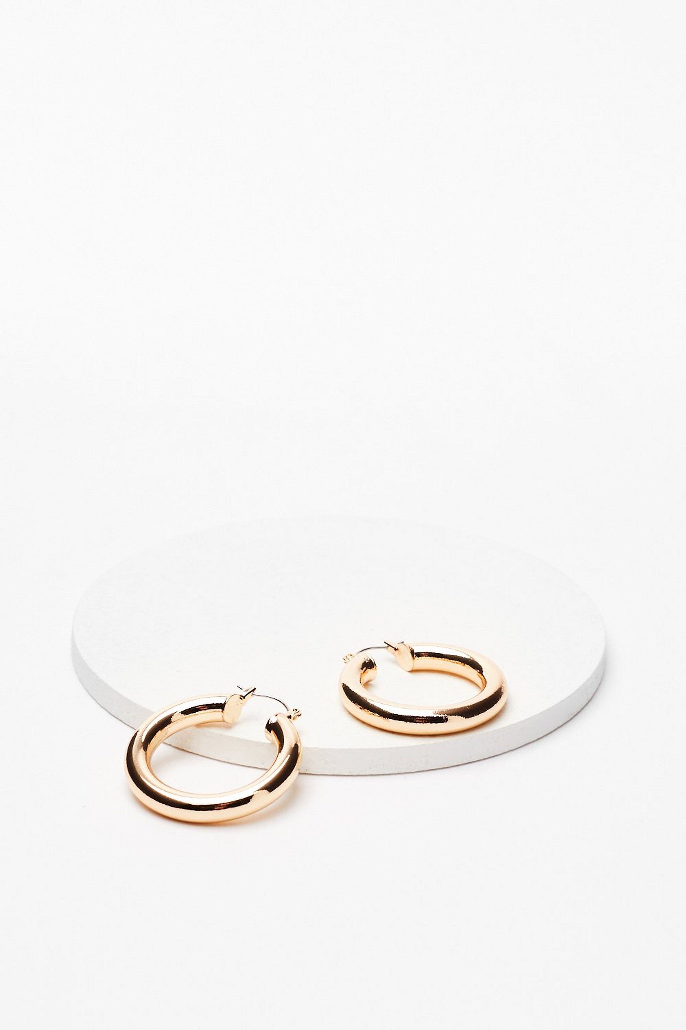 What's the 411 Hoop Earrings | NastyGal (US & CA)