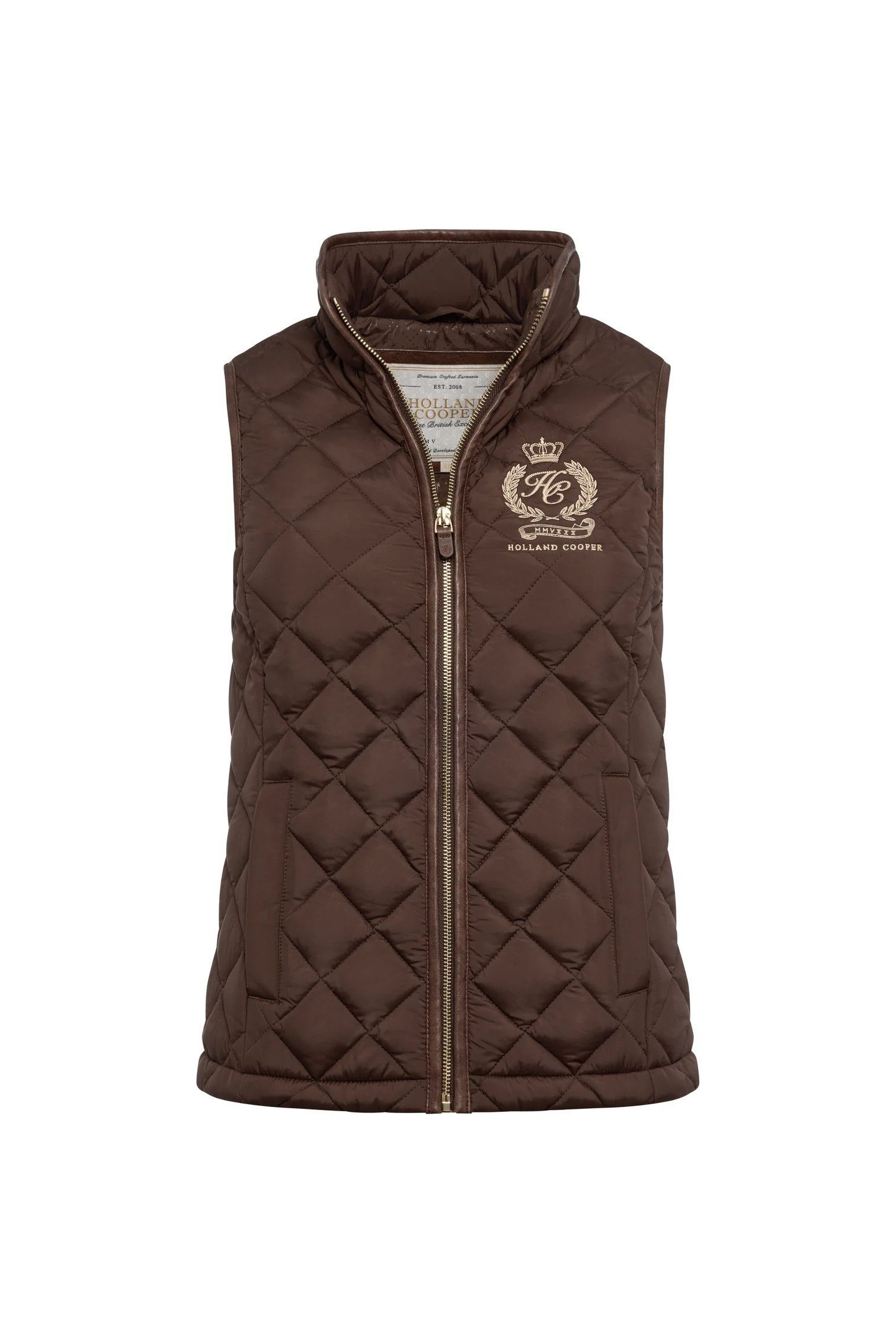 Lightweight Country Gilet (Chocolate) | Holland Cooper