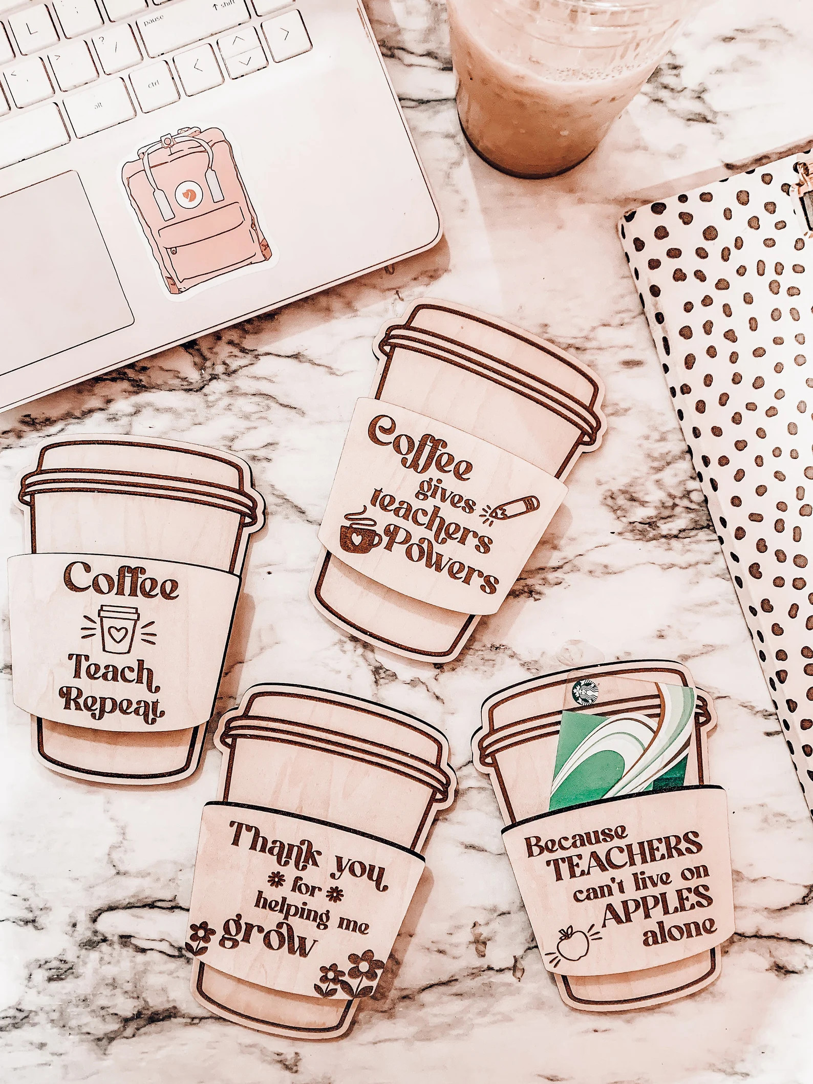 Teacher Appreciation Gift, End of Year Gift Idea, Teacher Gift Card Holder, Coffee Gift Card Hold... | Etsy (US)