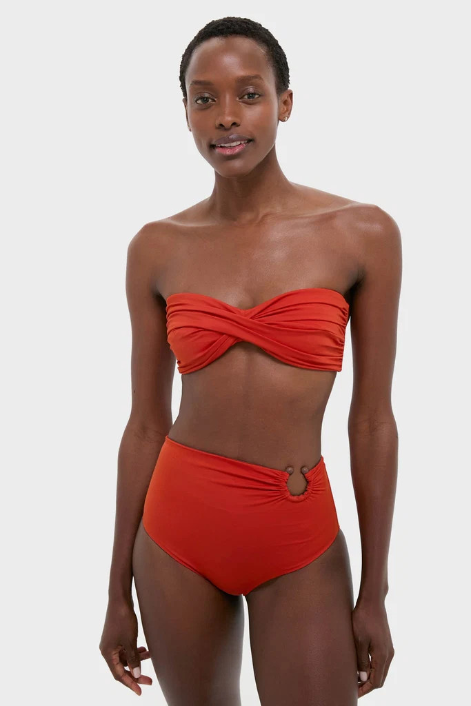 Fire Red Sea Sprite Bikini Top | Tuckernuck (US)