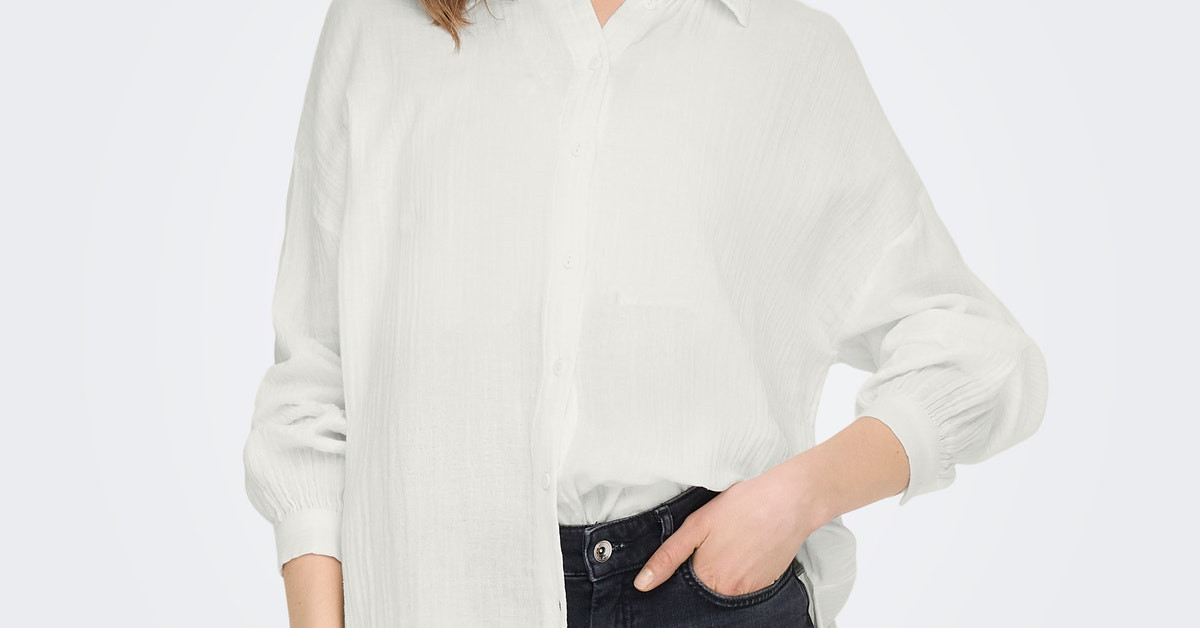Normal geschnitten Hemdkragen Hemd | ONLY® | Only.com