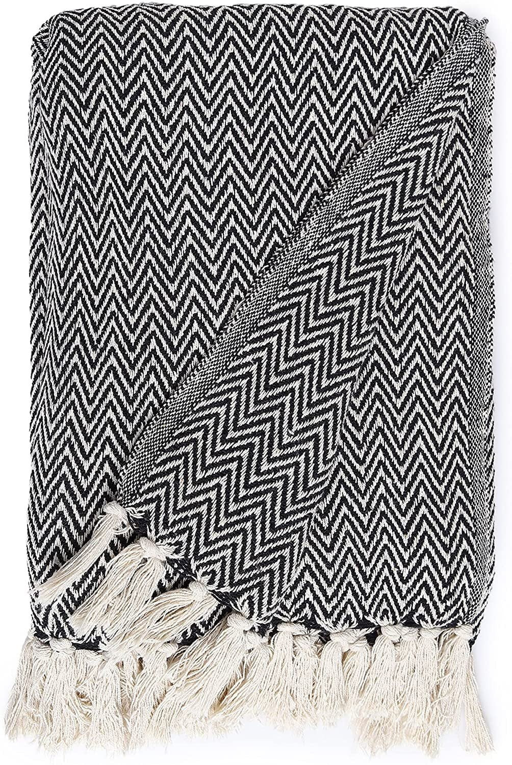 REDEARTH Classic Herringbone Throw Blanket -Medium Weight Soft Lap Blanket for Sofa Bed Couch Cha... | Walmart (US)