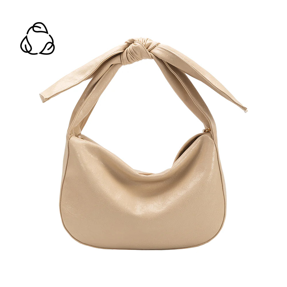 Beige Marni Crinkle Bow Crossbody Bag | Melie Bianco | Melie Bianco