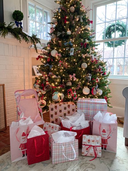 All wrapped and ready for Xmas!  Here are all of the wrapping paper and bags I used this year 

#LTKSeasonal #LTKHoliday
