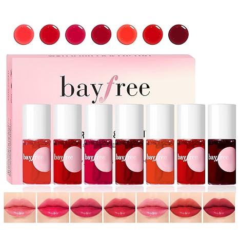 Lip Tint Stain Set, Lip Stain Long Lasting Waterproof, Lightweight, Non-sticky, Transfer-Proof, M... | Amazon (US)