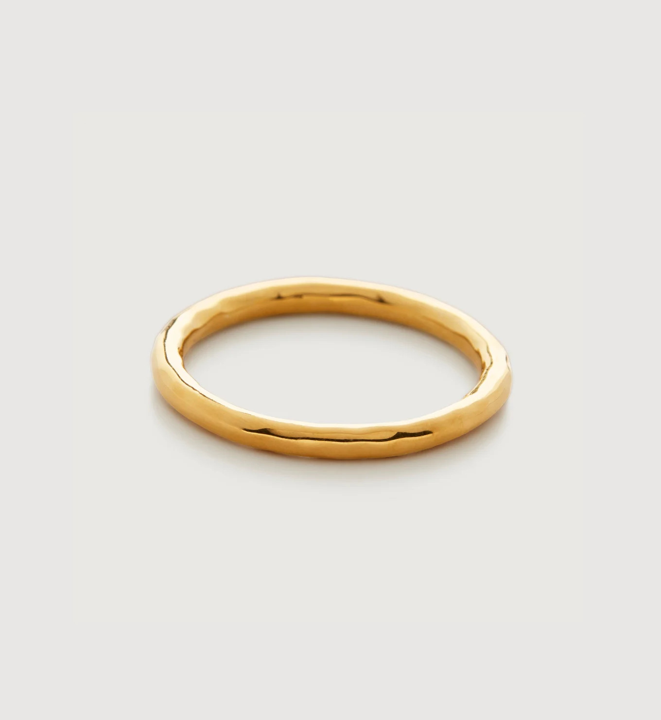 Siren Hammered Ring | Monica Vinader (Global)