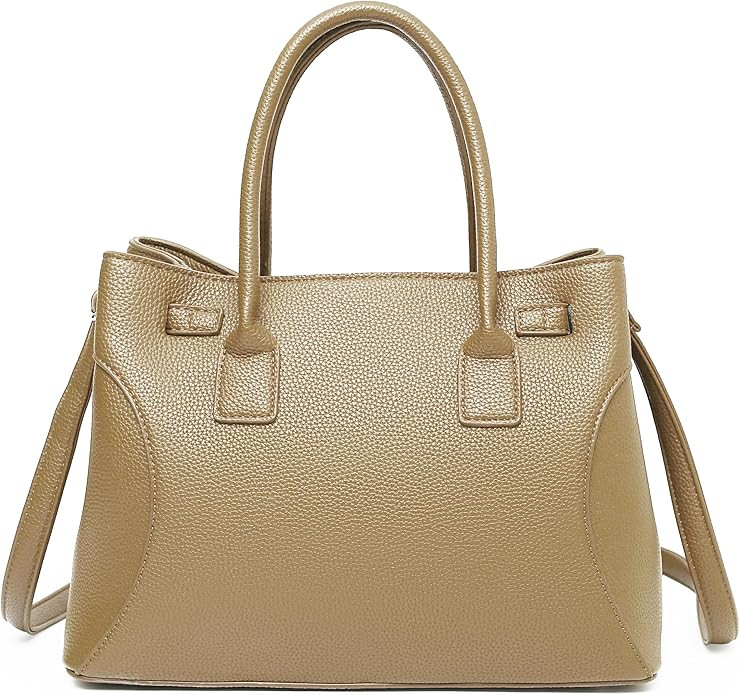 Eslcorri Women Top-Handle Satchel Bag Medium Tote Handbags Trendy Shoulder Purse PU Leather Ladie... | Amazon (US)