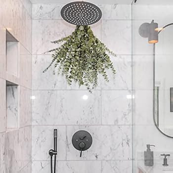 Ruidazon 16 Pcs Dried Eucalyptus Stems, 18" Natural Preserved Fresh Eucalyptus Branches Bundle Re... | Amazon (US)