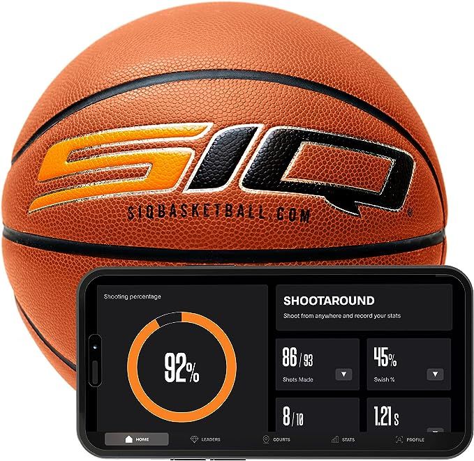 SiQ Smart Basketball & App - Shoot Better Now - Interactive AI Outdoor/Indoor Shot Training Equip... | Amazon (US)