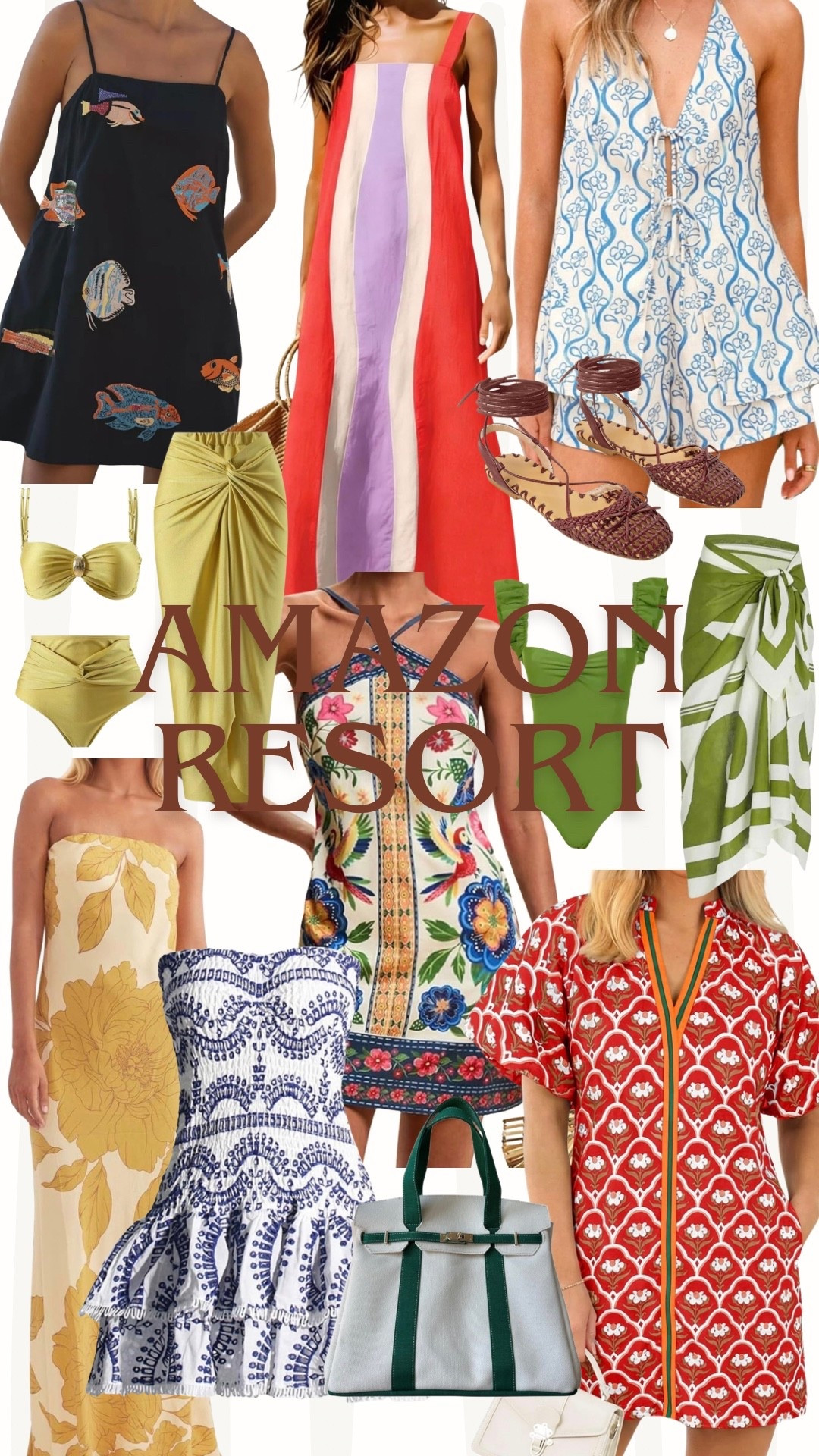 Amazon Resort dresses and accessories 

#LTKTravel #LTKSpringSale #LTKootd
