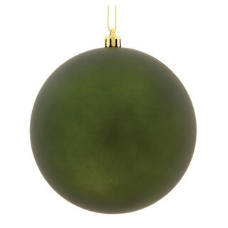 Vickerman 12" Moss Green Matte Ball Ornament | Bed Bath & Beyond