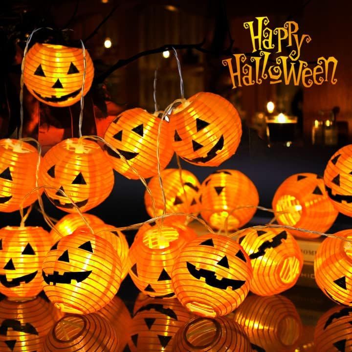 Halloween Lantern String Lights, Jack O Lanterns Pumpkin String Lights Plug in, TIGOMOOV 10 Orange H | Amazon (US)