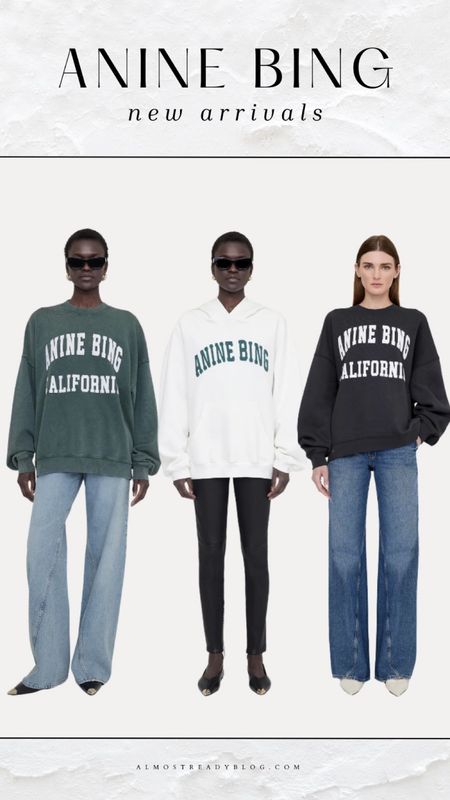 Anine Bing new arrivals, hoodies, sweatshirts, anine bing sweatshirt 

#LTKfindsunder100