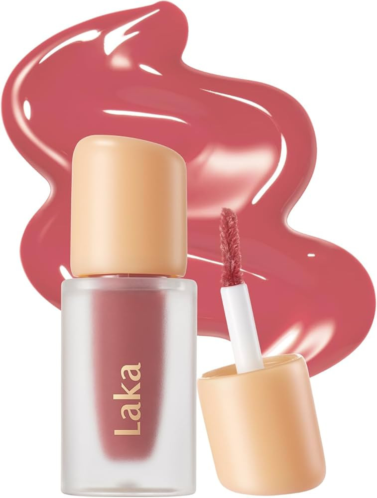 Laka Fruity Glam Lip Tint Mini, 1.9g/0.07oz, Glowing Lip Stain with Wide Color Spectrum, Hydratin... | Amazon (US)