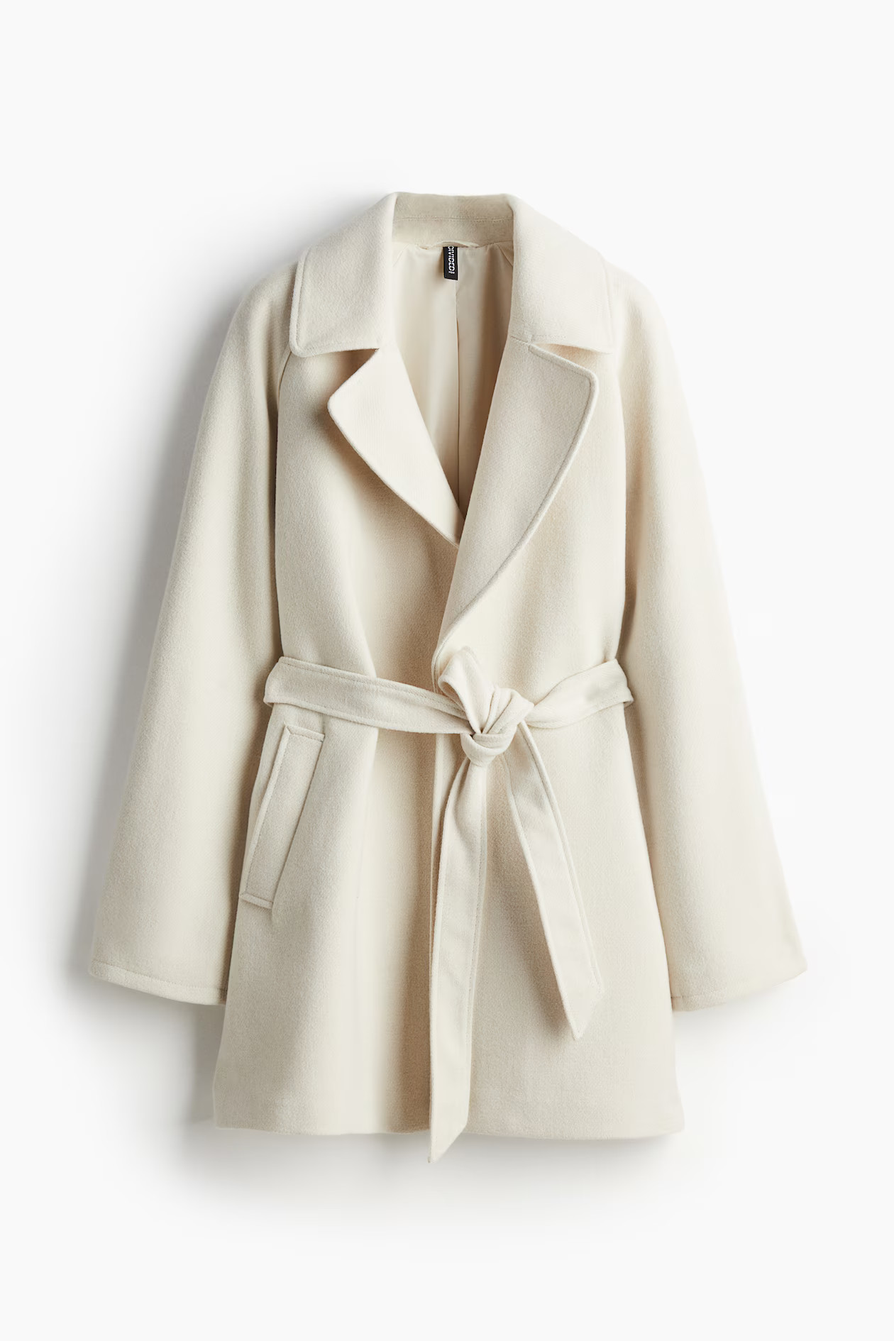 Tie-belt felted coat | H&M (UK, MY, IN, SG, PH, TW, HK)
