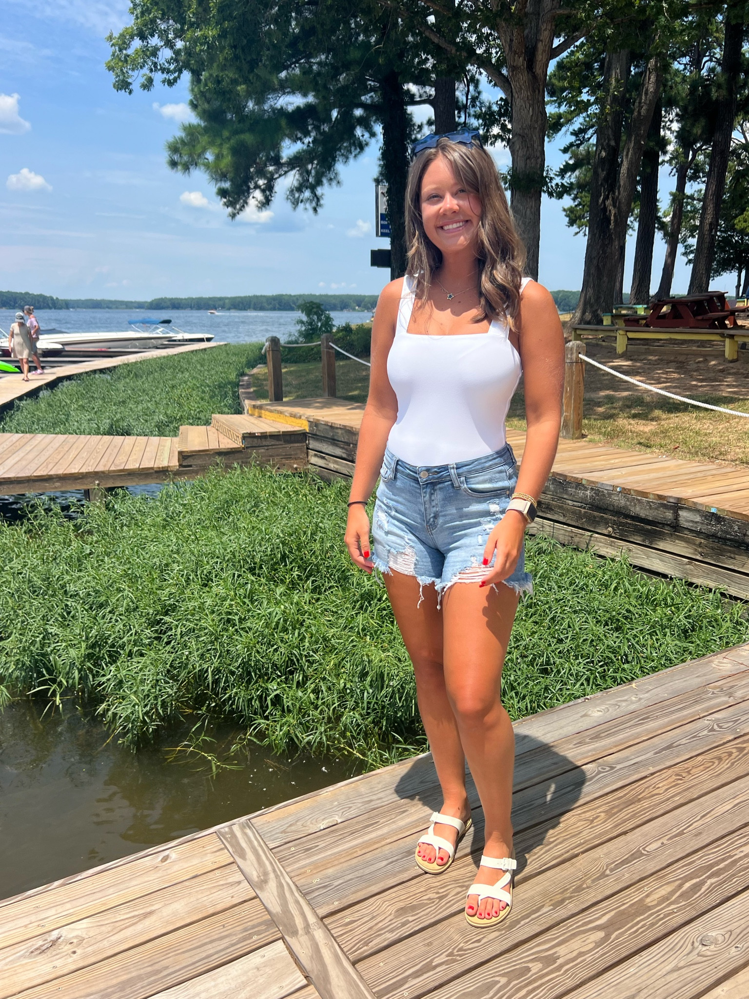 Nuuds white square neck bodysuit 

Labor day outfit, July 4th outfit, memorial day outfit 

#LTKSeasonal #LTKFindsUnder50 #LTKStyleTip