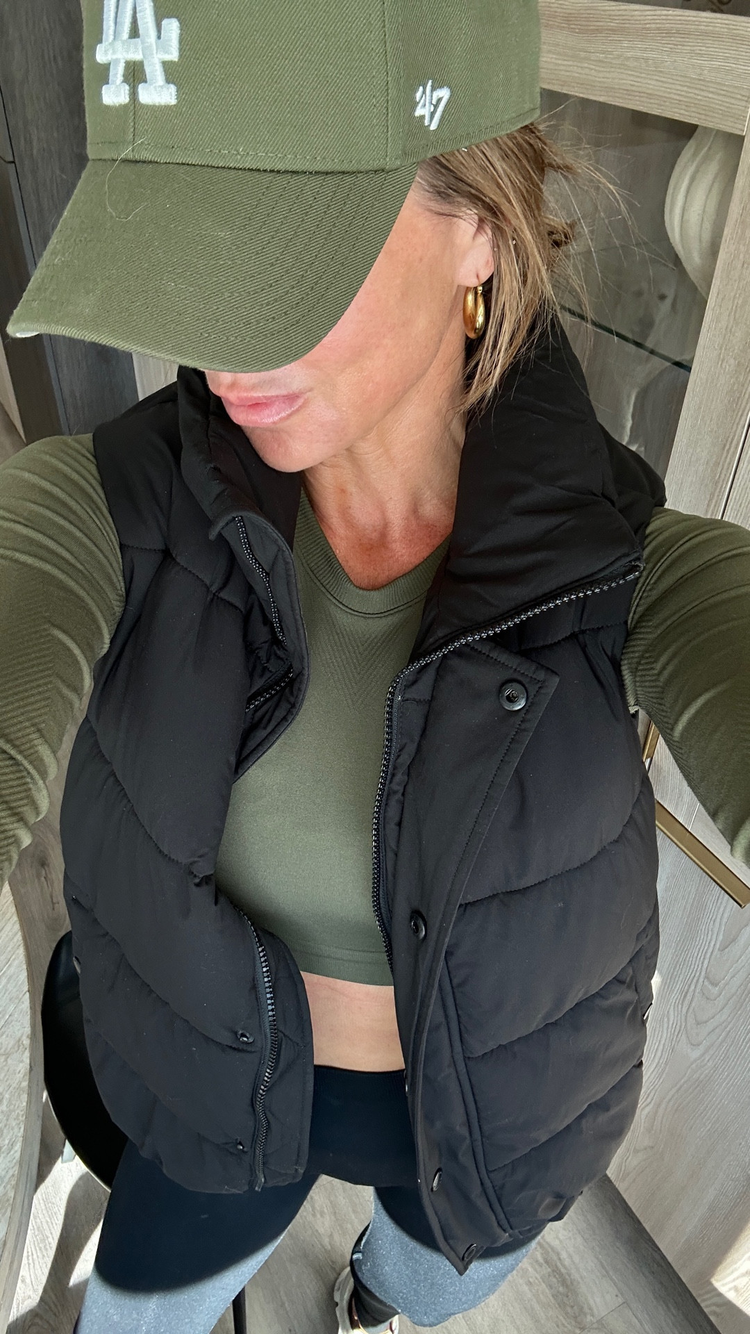The warmest vest plus comfiest workout leggings and top! Linked similar. In the small in all ❤️

#LTKootd