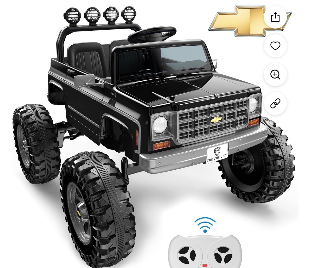 takes me back to my childhood when my dad had one, lifted with tires taller than me! 😍 #powerwheel #chevy #toddlergift 

#LTKKids #LTKHoliday #LTKGiftGuide