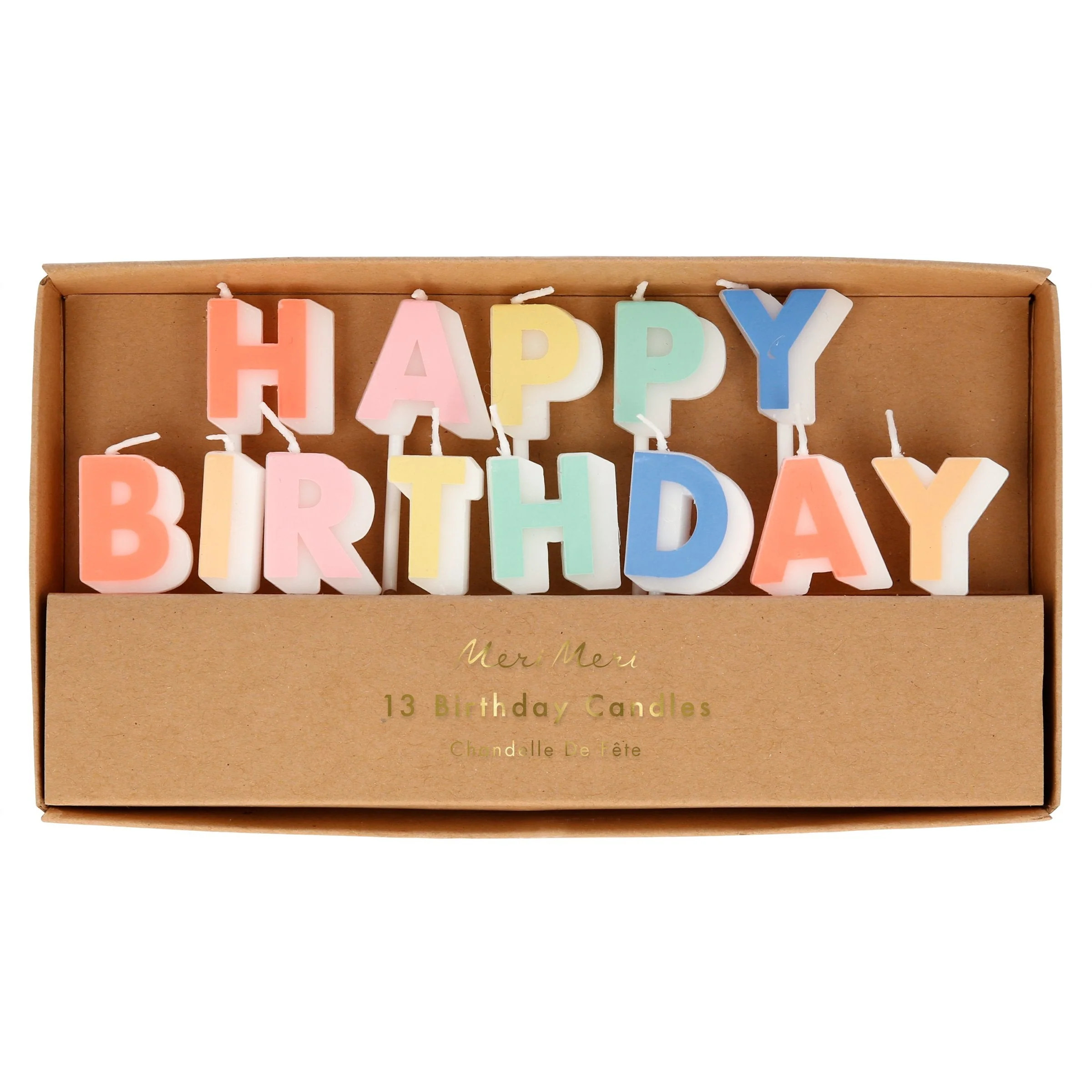 Happy Birthday Candle Set (x 13) | Meri Meri