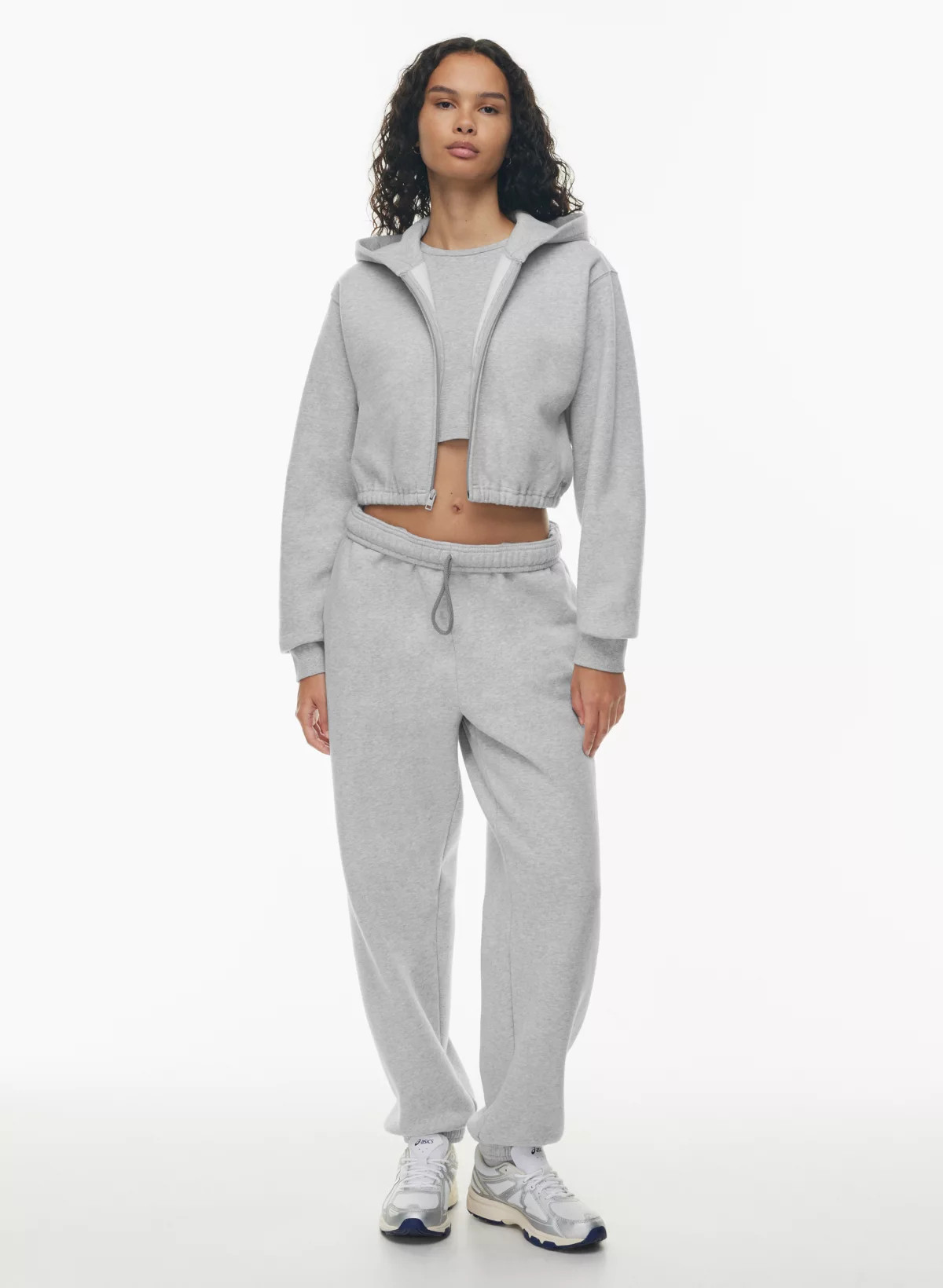 COZY FLEECE PERFECT CINCH ZIP HOODIE | Aritzia