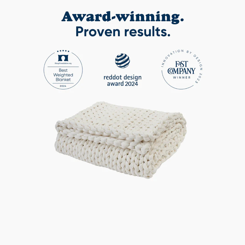Knitted Weighted Blanket - 100% Cotton - Cotton Napper | Bearaby US
