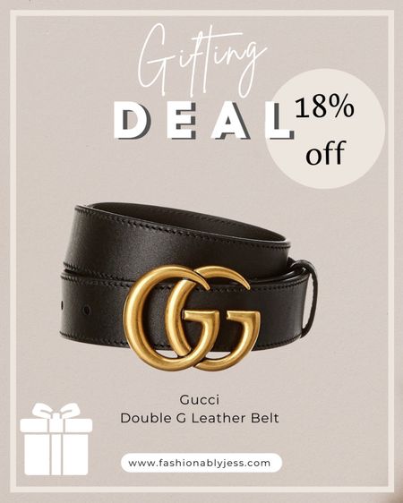 Loving this luxe gift deal for her! Shop this beautiful Gucci belt for 18% off today! Style with any outfit for a stylish look! 

#LTKsalealert #LTKGiftGuide #LTKHoliday