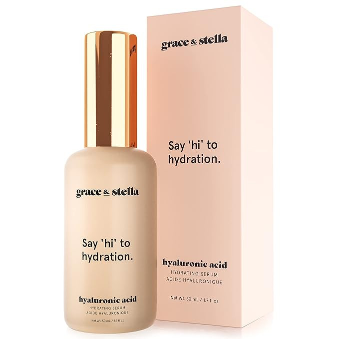 Hyaluronic Acid Serum (1.7oz) - Vegan - Hyaluronic Acid Serum For Face, Acido Hialuronico to Hydr... | Amazon (US)