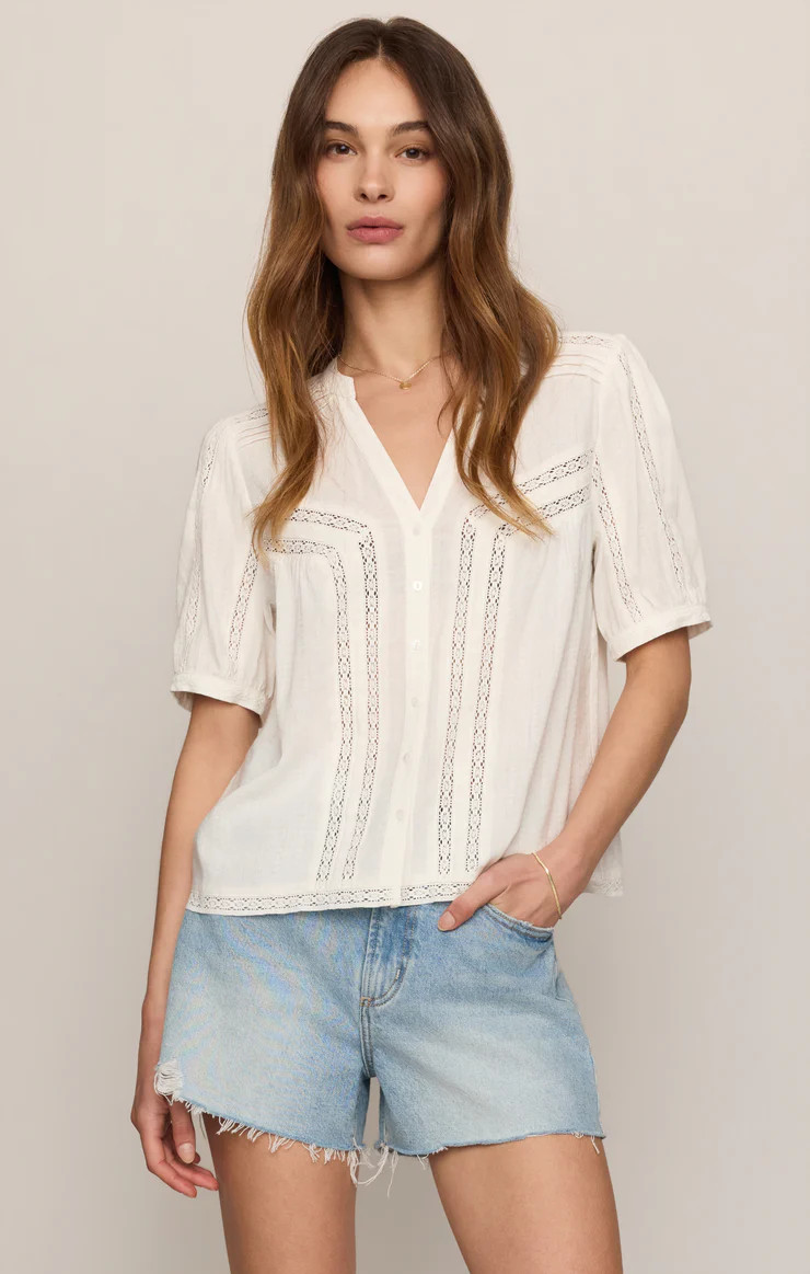 Camille Lace Inset Top | Z Supply