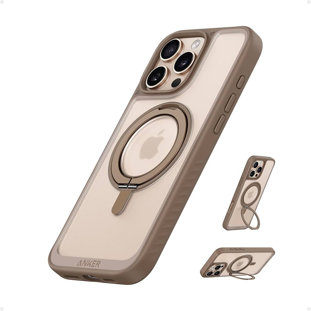 Anker Ultra Magnetic for iPhone Case with Sturdy 360° Ring Stand, Military-Grade Shockproof Kick... | Amazon (US)