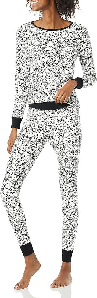 Amazon Essentials Women's 100% Cotton Long Sleeve Crew Neck Slim-Fit Shirt and Ankle Length Slim ... | Amazon (US)