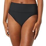 Next Women's Standard Harmony High Waist Swimsuit Bikini Bottom, Good Karma Black, M | Amazon (US)