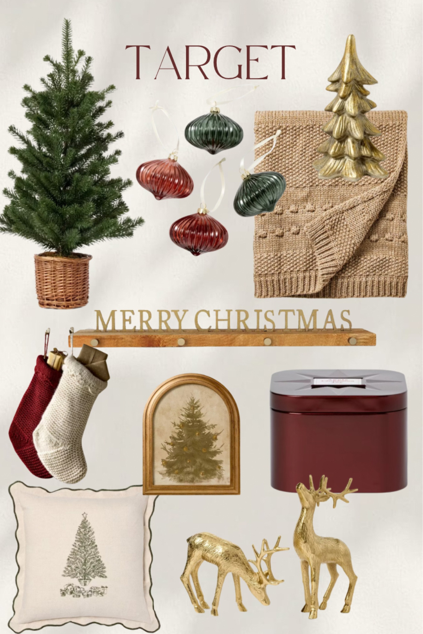 Target Christmas decor 

#LTKHoliday #LTKSeasonal #LTKHome